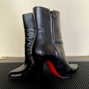 Christian Louboutin Paris Calf 100mm Bootie / Ankle Boots Size 38